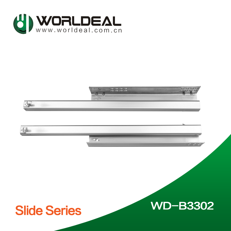 Single extension concealed slides