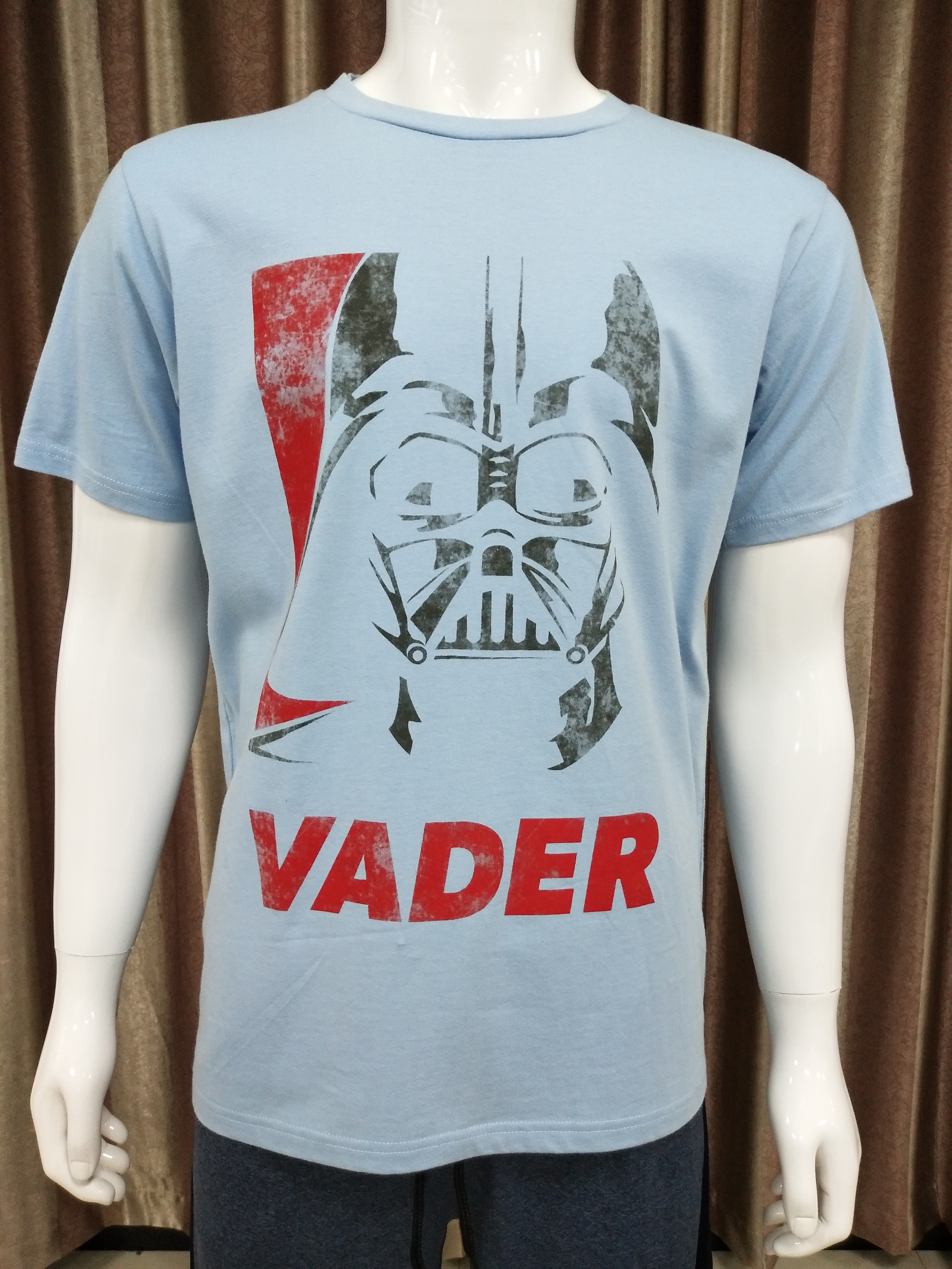 hot sales 100% cotton rubber print men t shirt