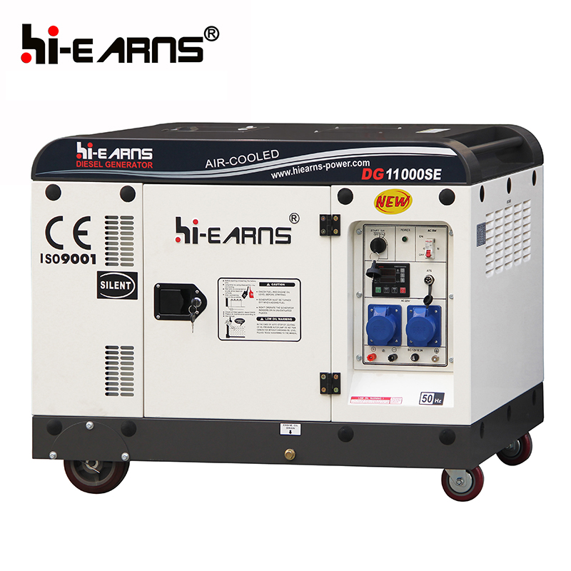 7.5KW air cooled silent diesel generator
