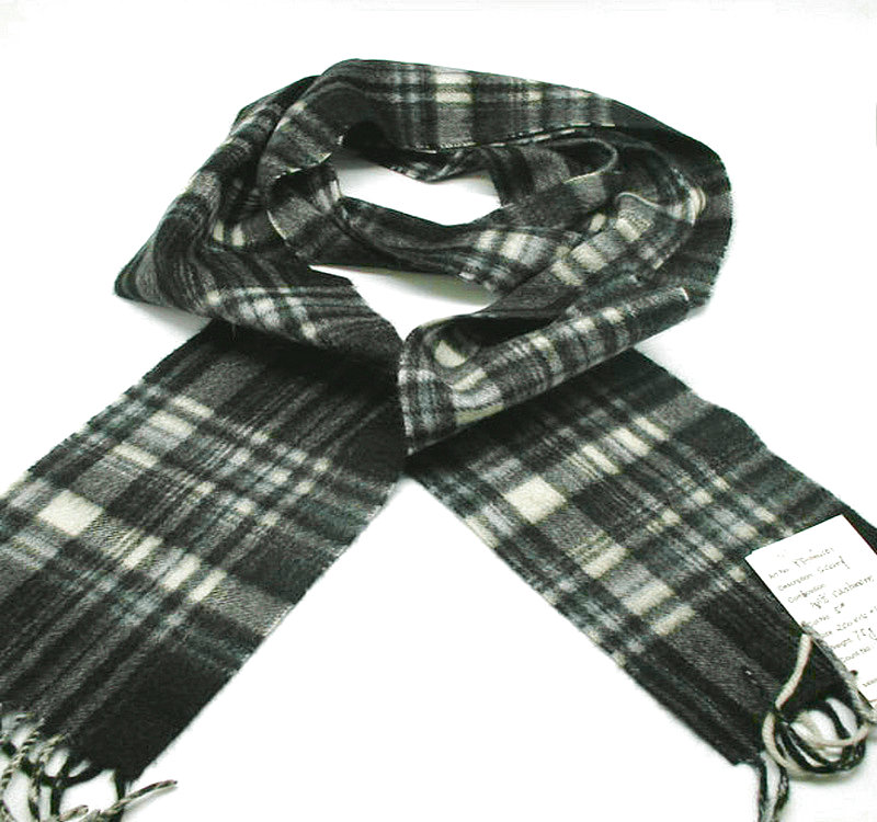 cashmere tartan scarf