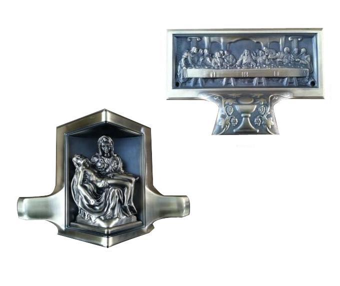 Metal casket corner