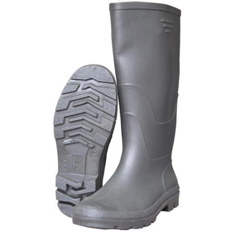 Light-weight 38cm High PVC Plain Non-Safety Boots