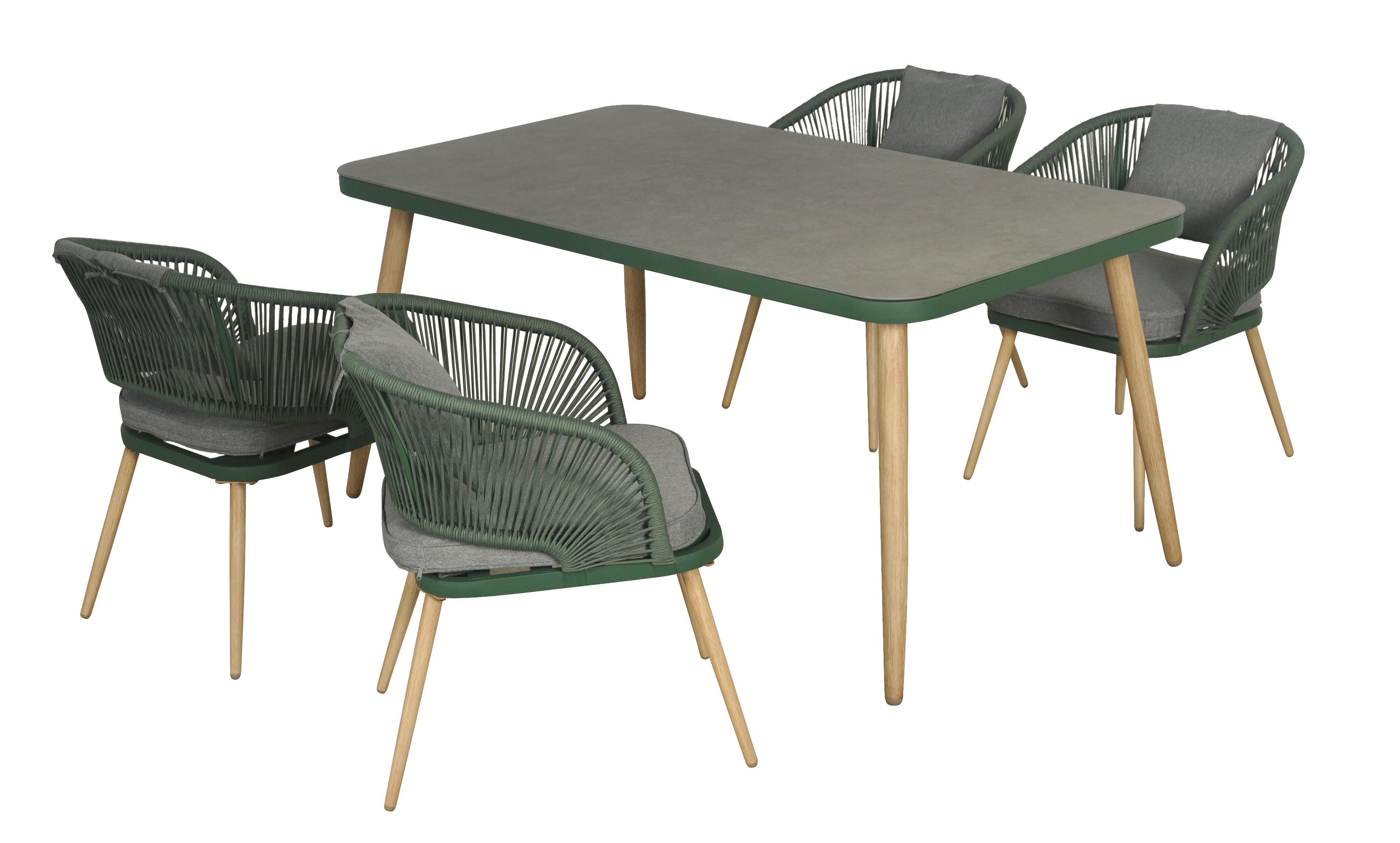 Steel rope dinning set