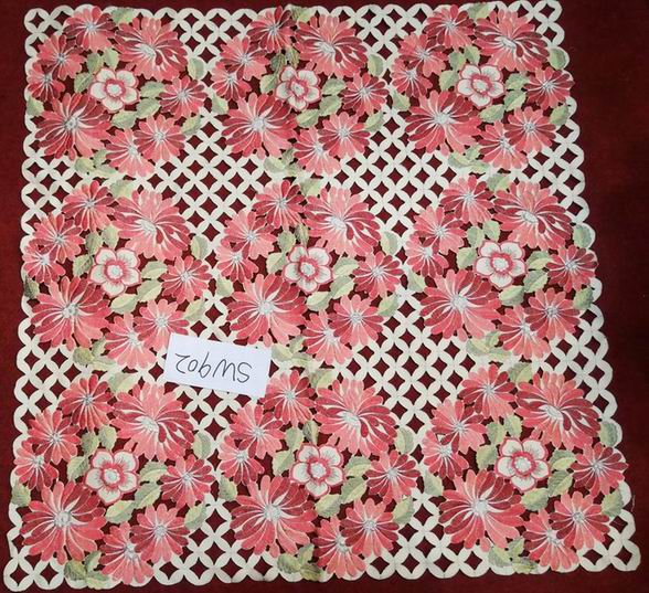 Full Embroidery And Cutwork Tablecloth