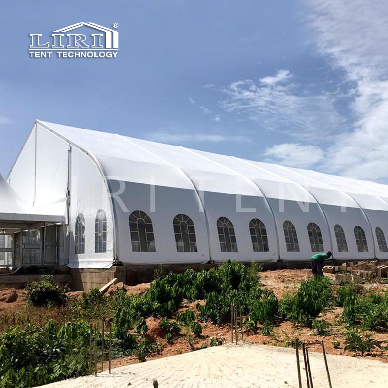 Clear Span PVC Curve Tent for Events