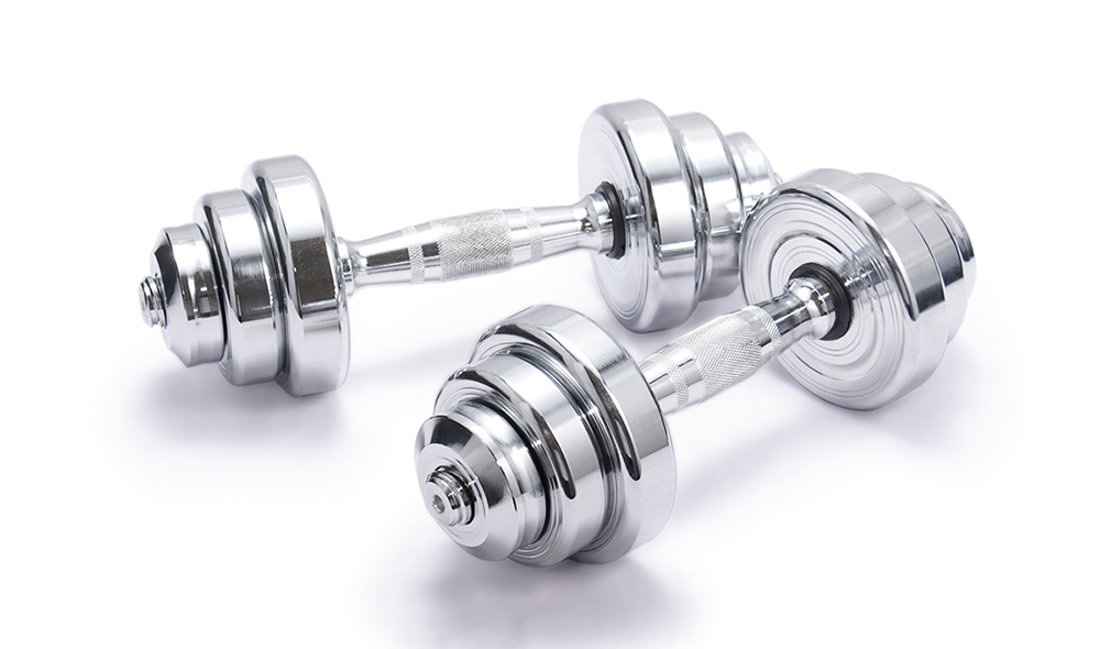 Steel dumbbell set 20KG
