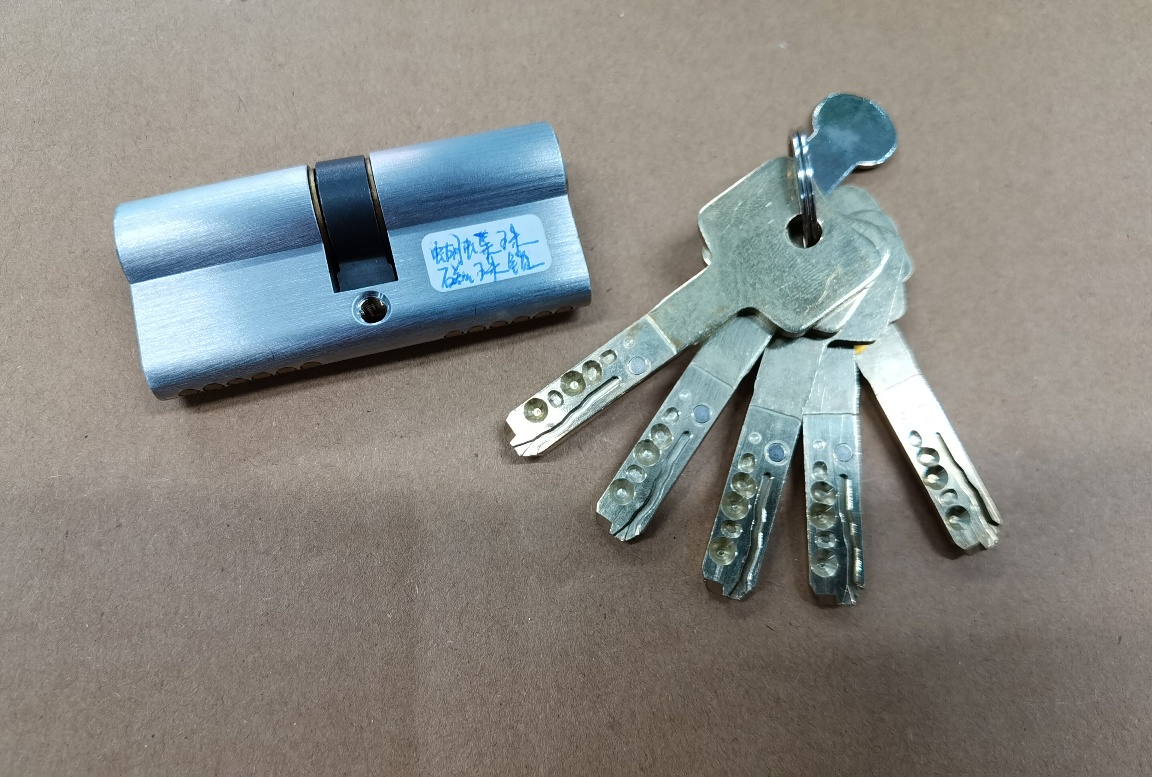 BUTTERFLY PINS CYLINDER with Magnet & snake key way