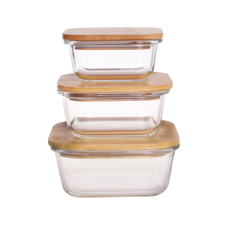 Glass food storage