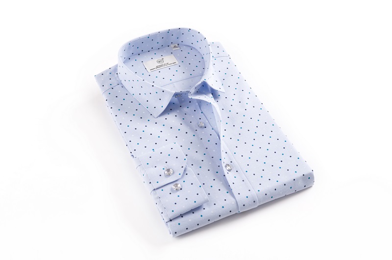Mens woven cotton print business/casual shirt,