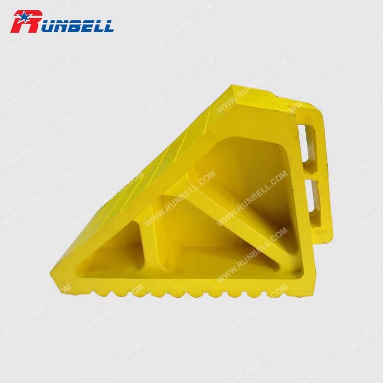 Yellow Rubber Truck Chock