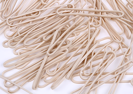 Beige color rubber bands,#50X1 Flat shape rubber bands,rubber bands,Office supplies rubber bands