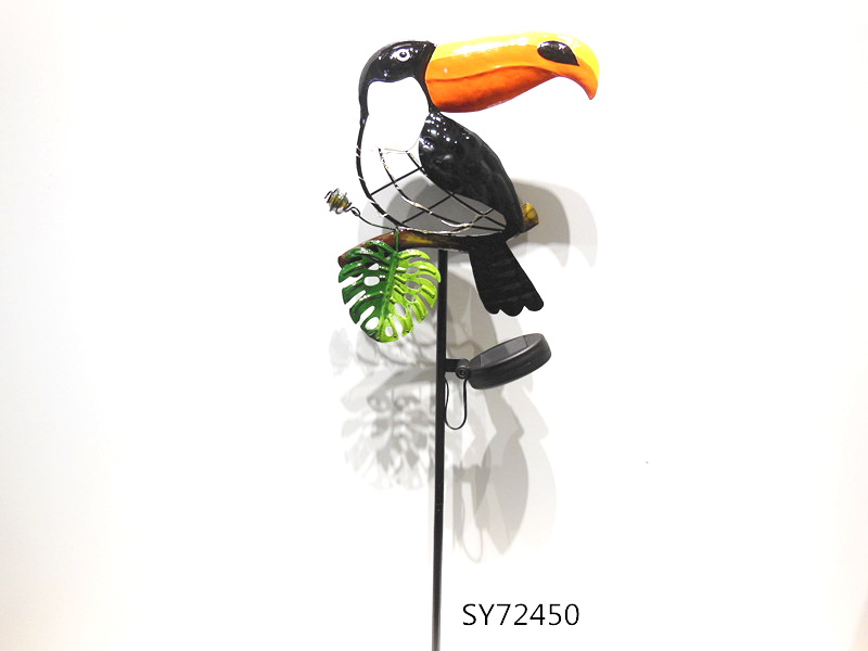 Garden Toucan Stick With Solar