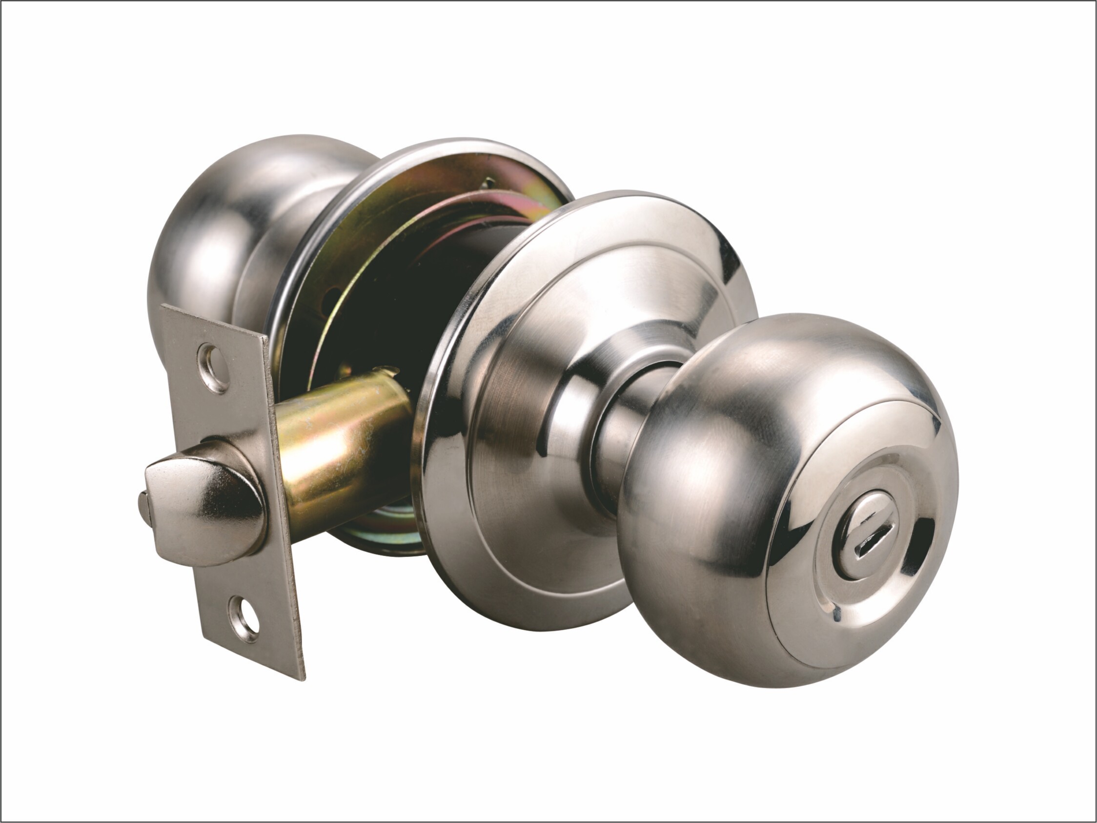 Cylindrical knob lock(privacy function)