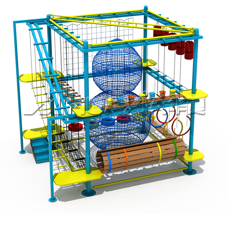 Vasia indoor adventure aerial course rope course kids playground