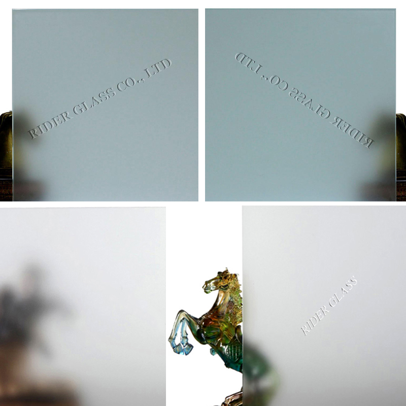 Rider HQ acid-etched frosting partition shower glass