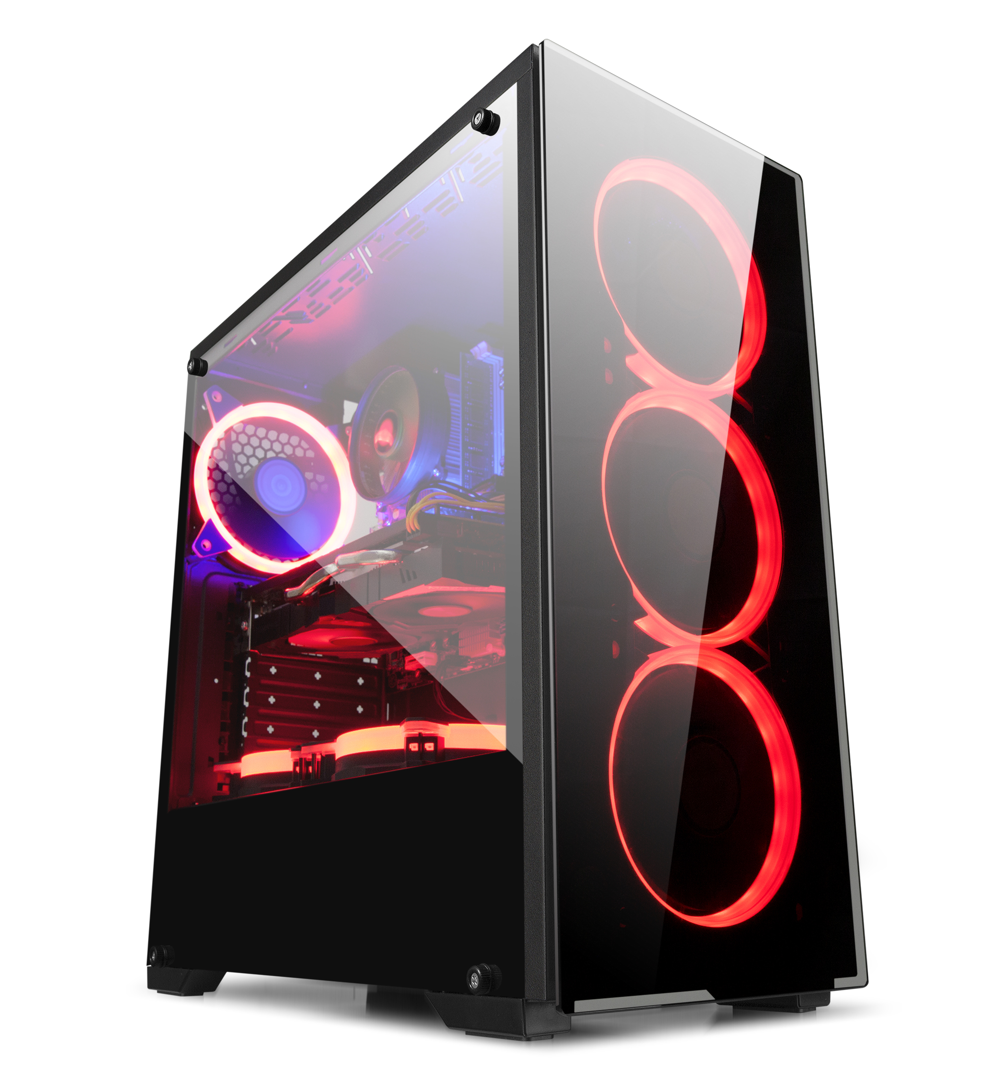 mid-tower gaming pc case
