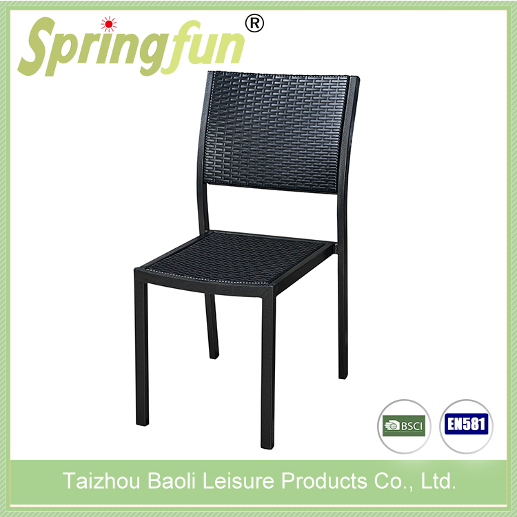 plastic chair armless chair garden stack chair outdoor rattan chair