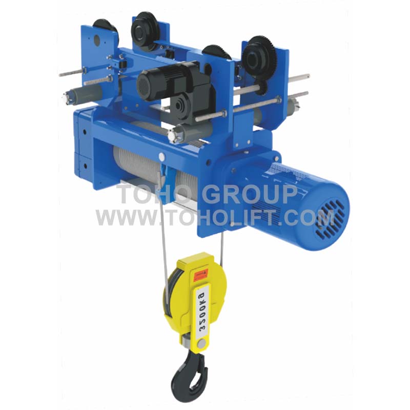 Sh Model Hoist With Electric Trolley (2/1 Rope Reeving)