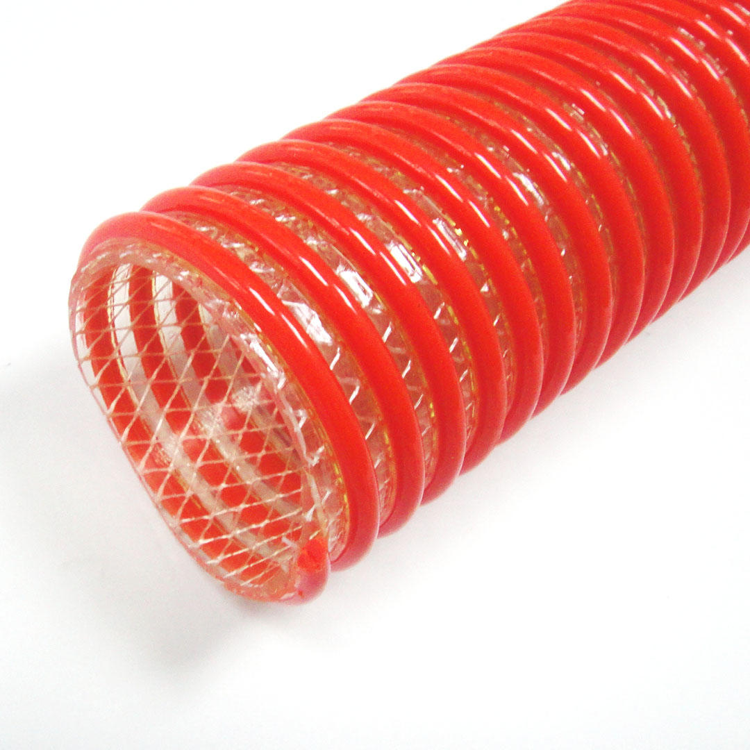 WANFLEX ID90mm fiber braided reinforced corrugated surface PVC oil delivery hose