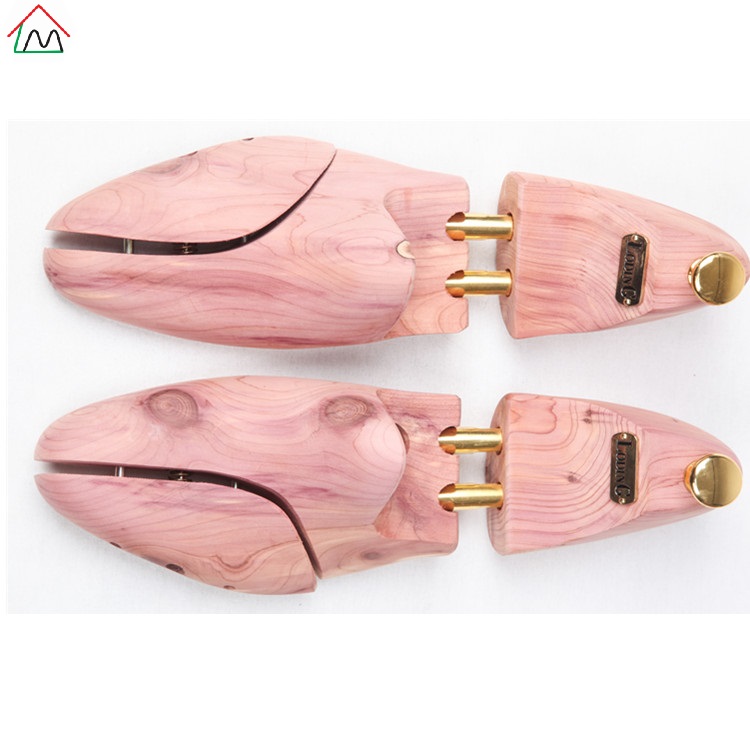 cedar wood shoe tree with hole