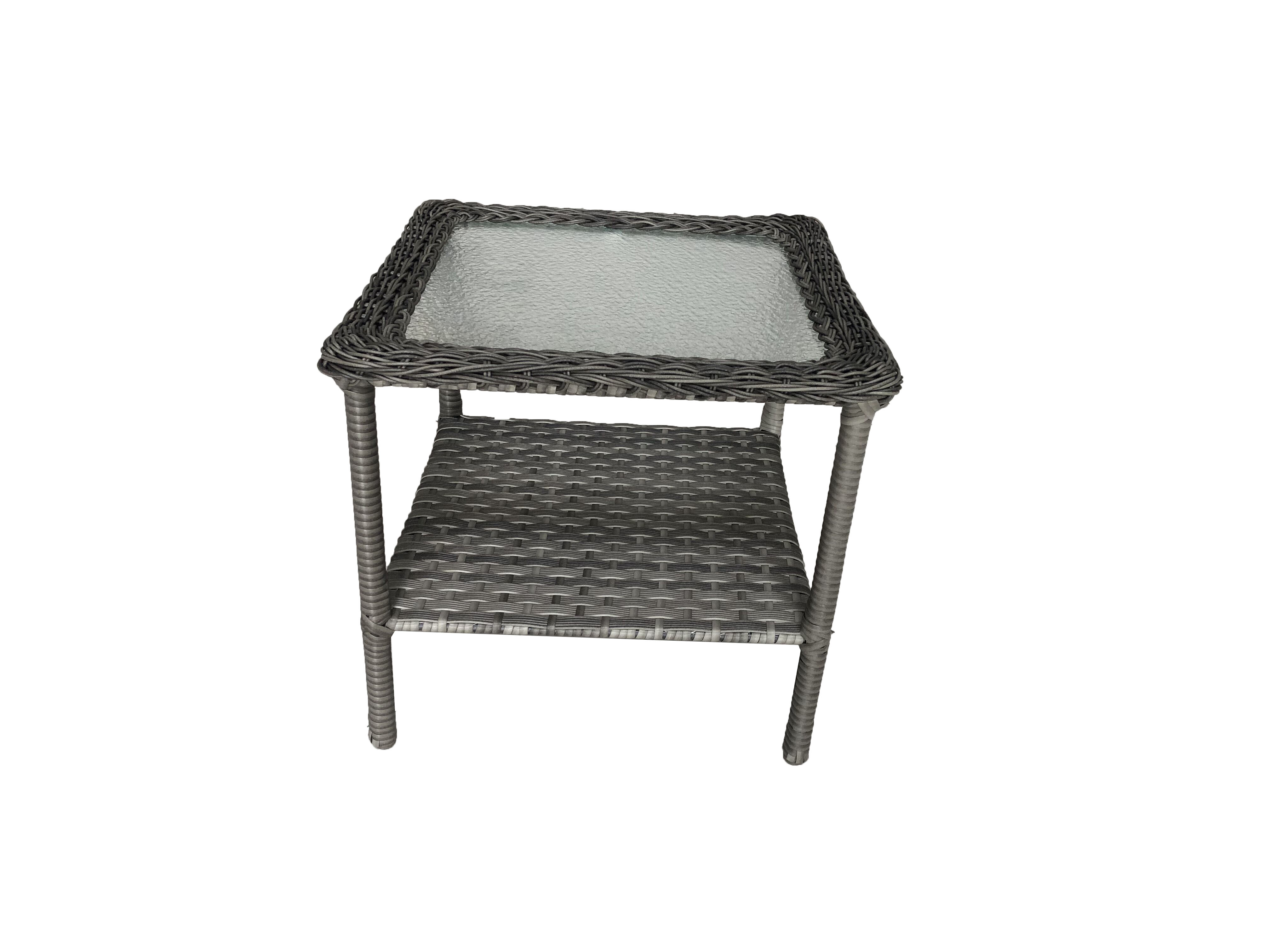 Wicker End Table