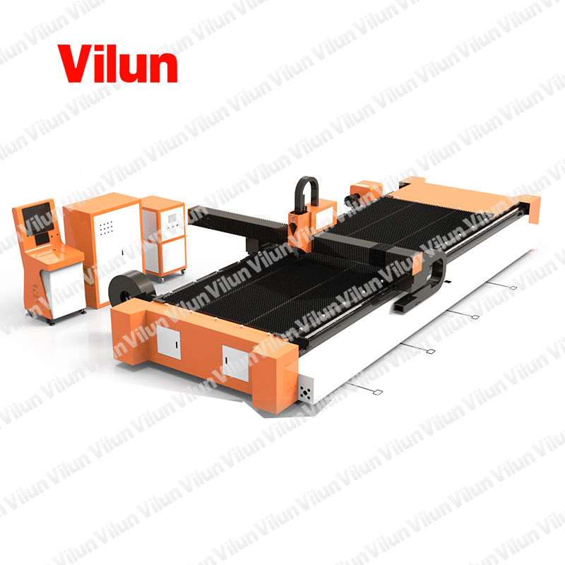 Tube sheet integrated fiber laser cutting machine