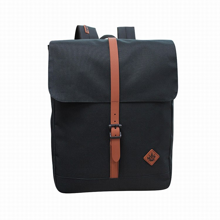 300D black backpack