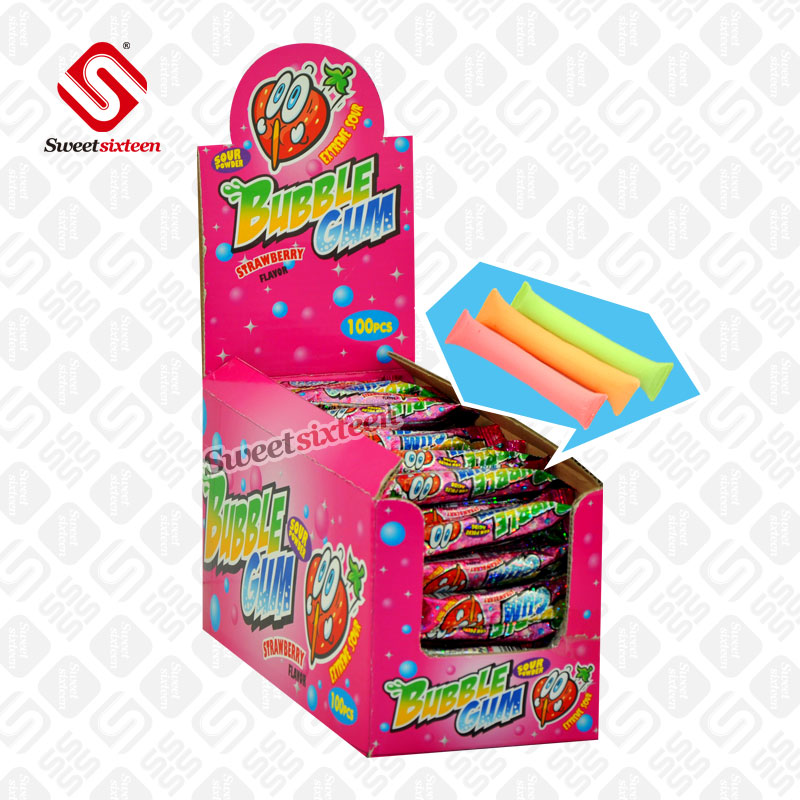 7g Bubble Gum With Sour Powder