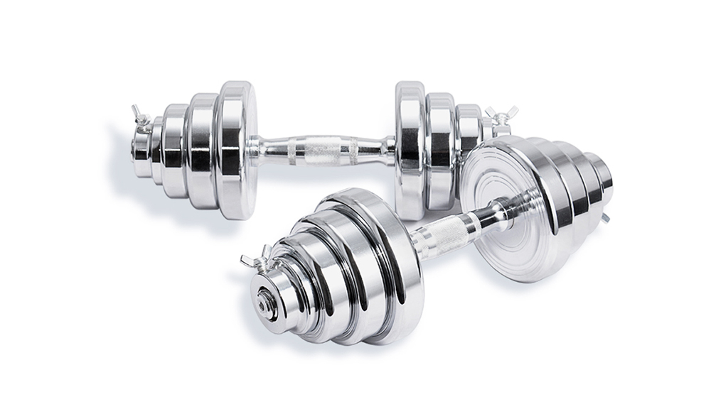 Steel dumbbell set 25KG