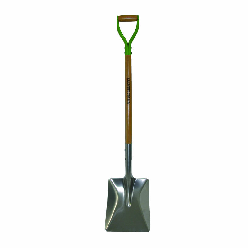wooden handle square shovel