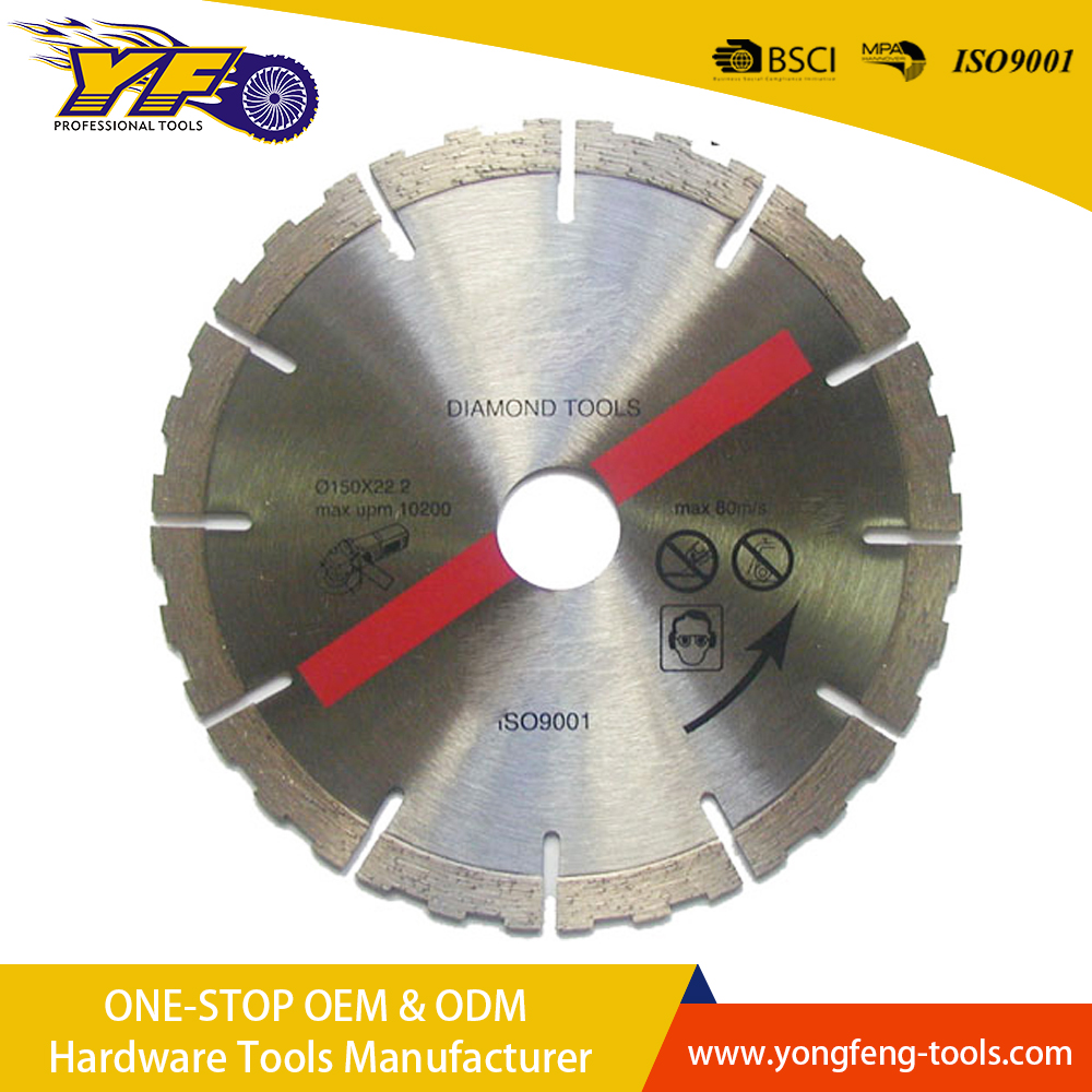 Segmented Circular Diamond Saw Blade for Cutting Marble, Stone, Concrete, Granite Material