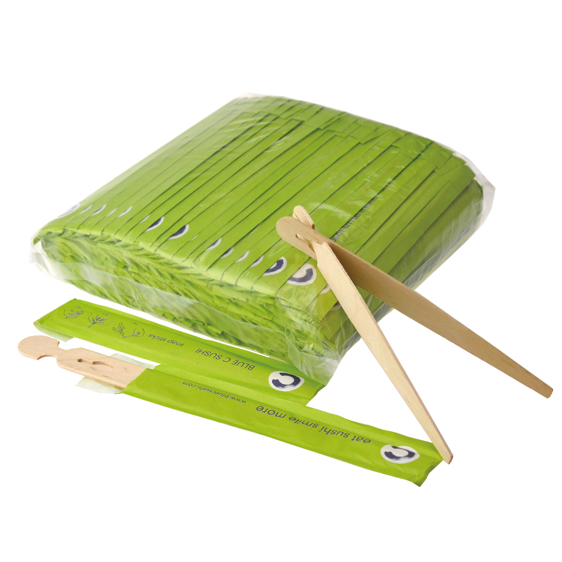 Disposable wooden snack stick