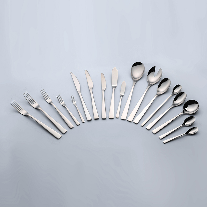 Stainless steel tableware flatware fork and knife for dinner cutlery set