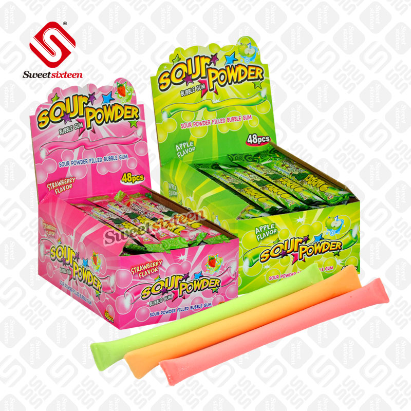 15g Bubble Gum With Sour Powder