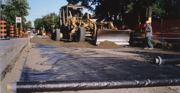 NTPEP approved Black Woven Polypropylene Geotextile Fabric