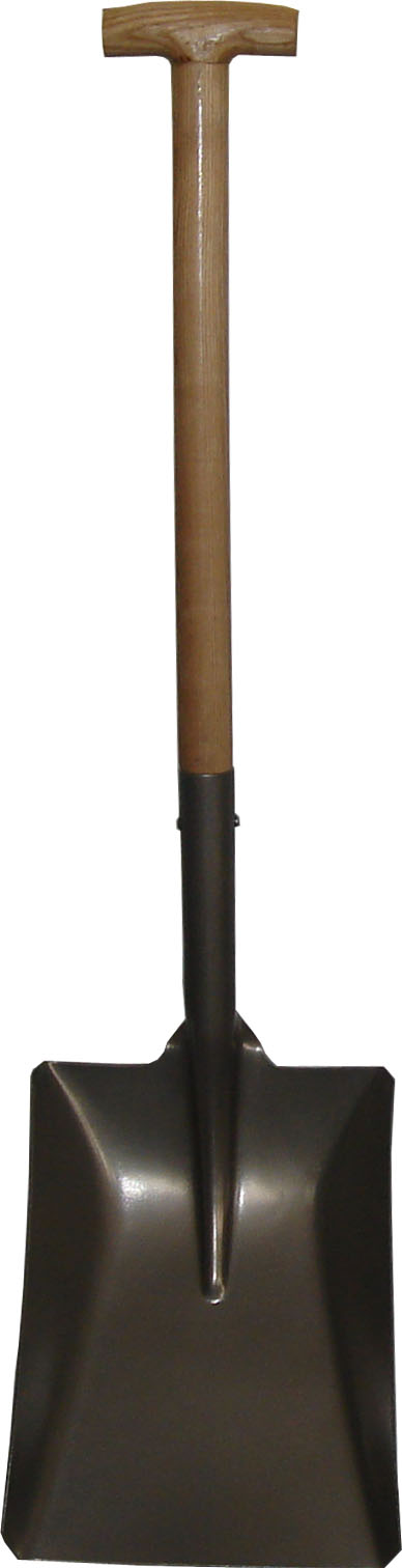 Sq mouth no4 28" ash T/Hdl Shovel
