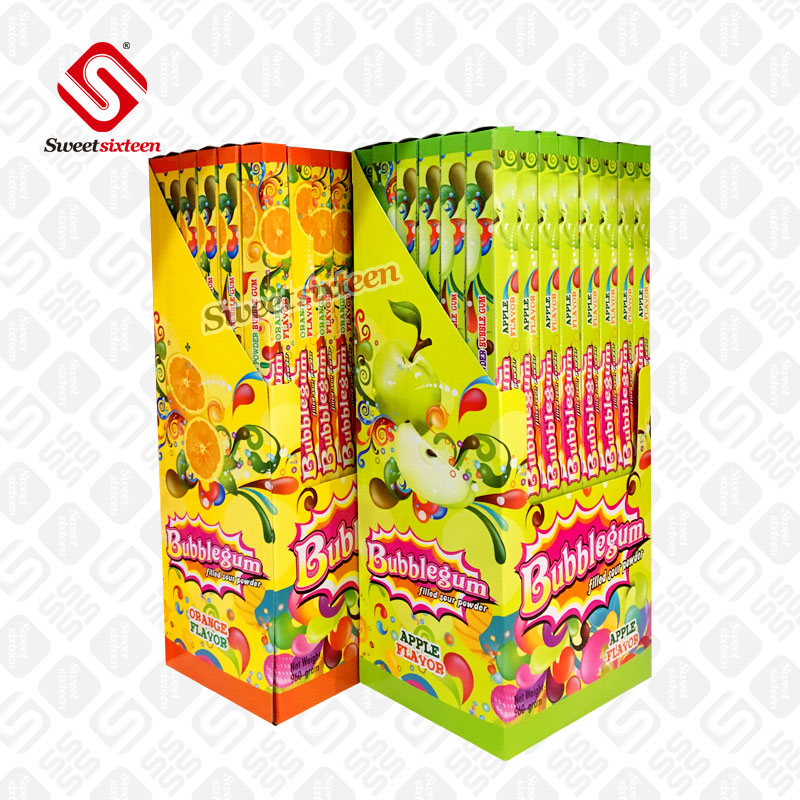 20g Bubble Gum With Sour Powder