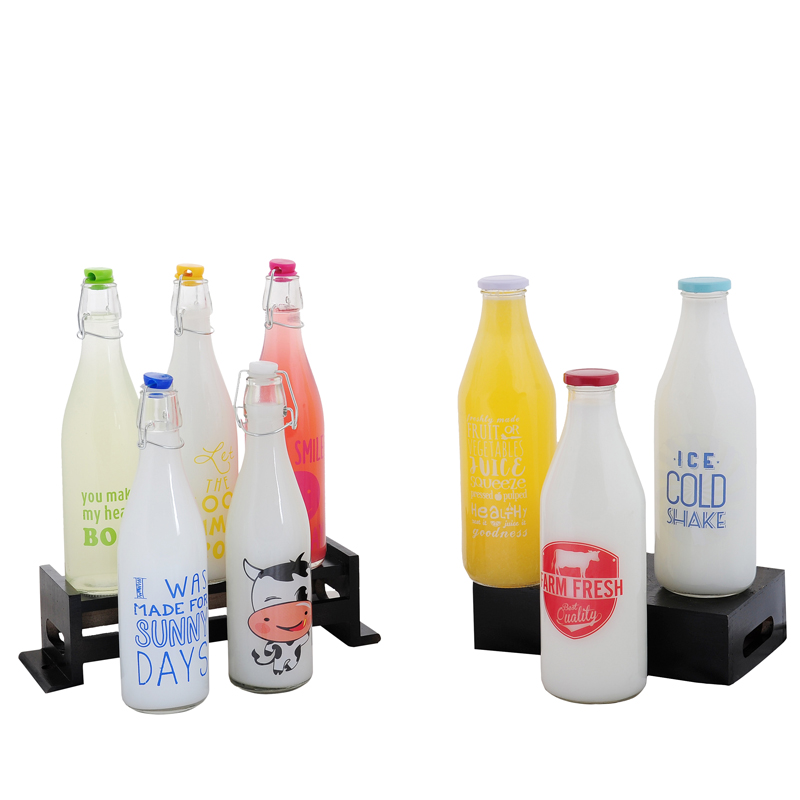 Glass Water Bottle