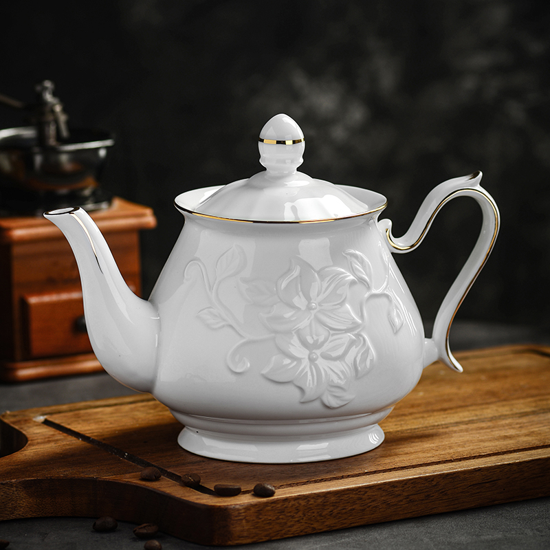 Emboss tea pot