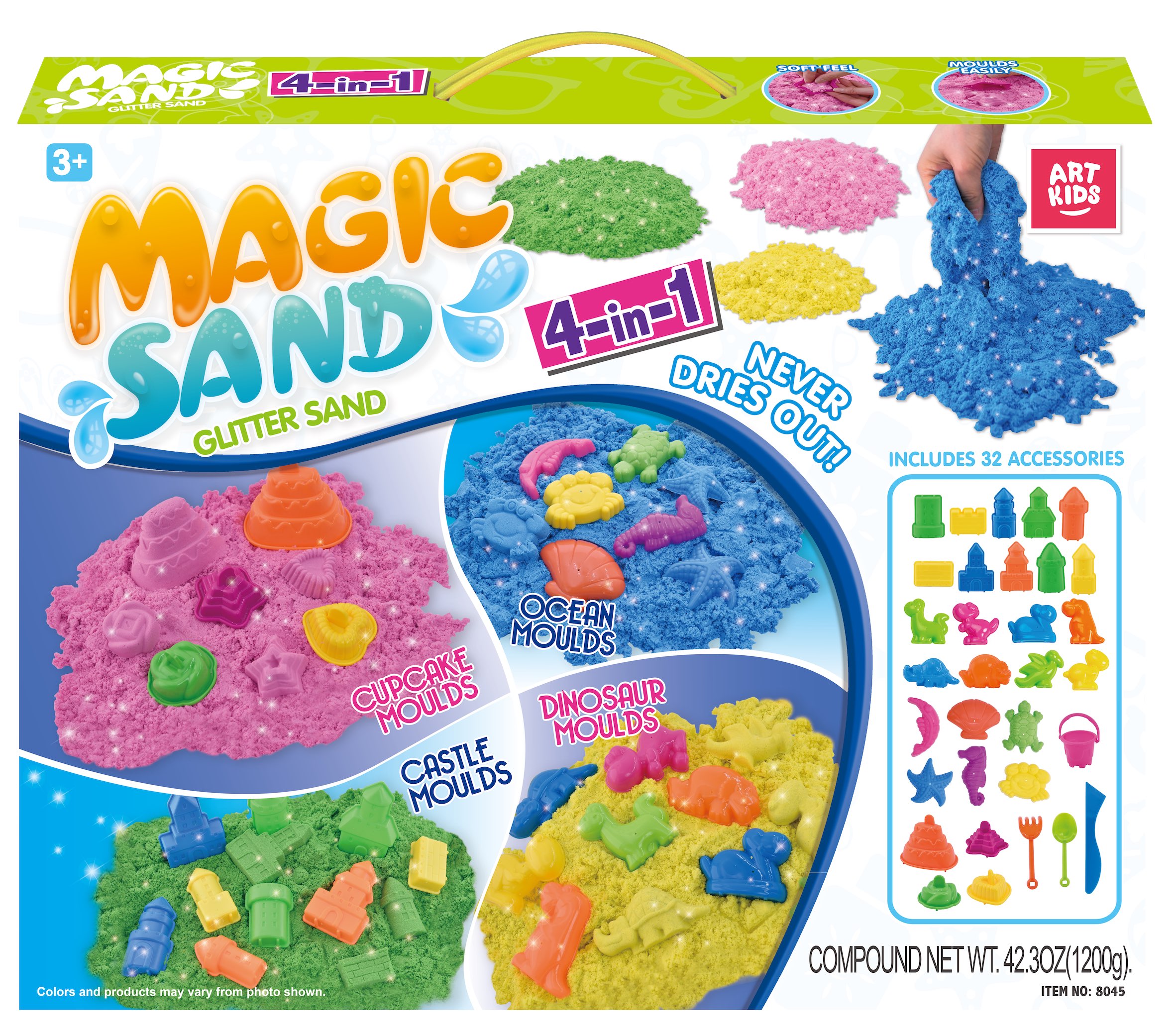 4 In 1 Magic Sand