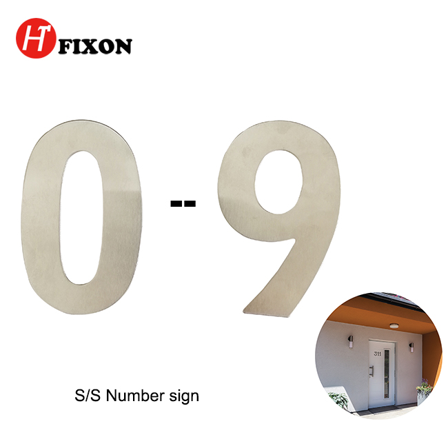 Number sign stainless steel number stainless steel sign double side tape number