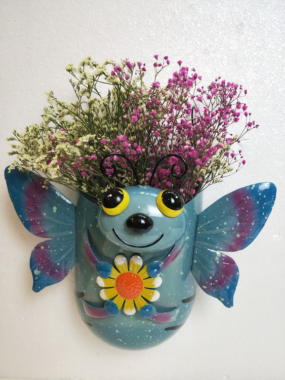 Cartoon Butterfly Flowerpot wall hanging