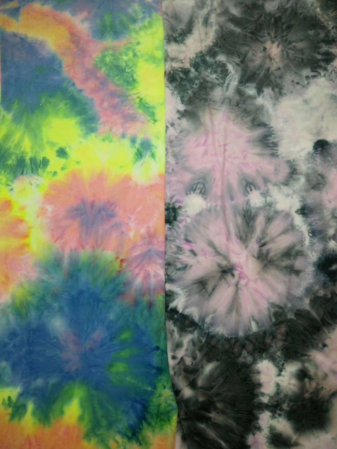 Tie Dyeing Process 92/8polyester Spandex Jersey 180gsm 150cm