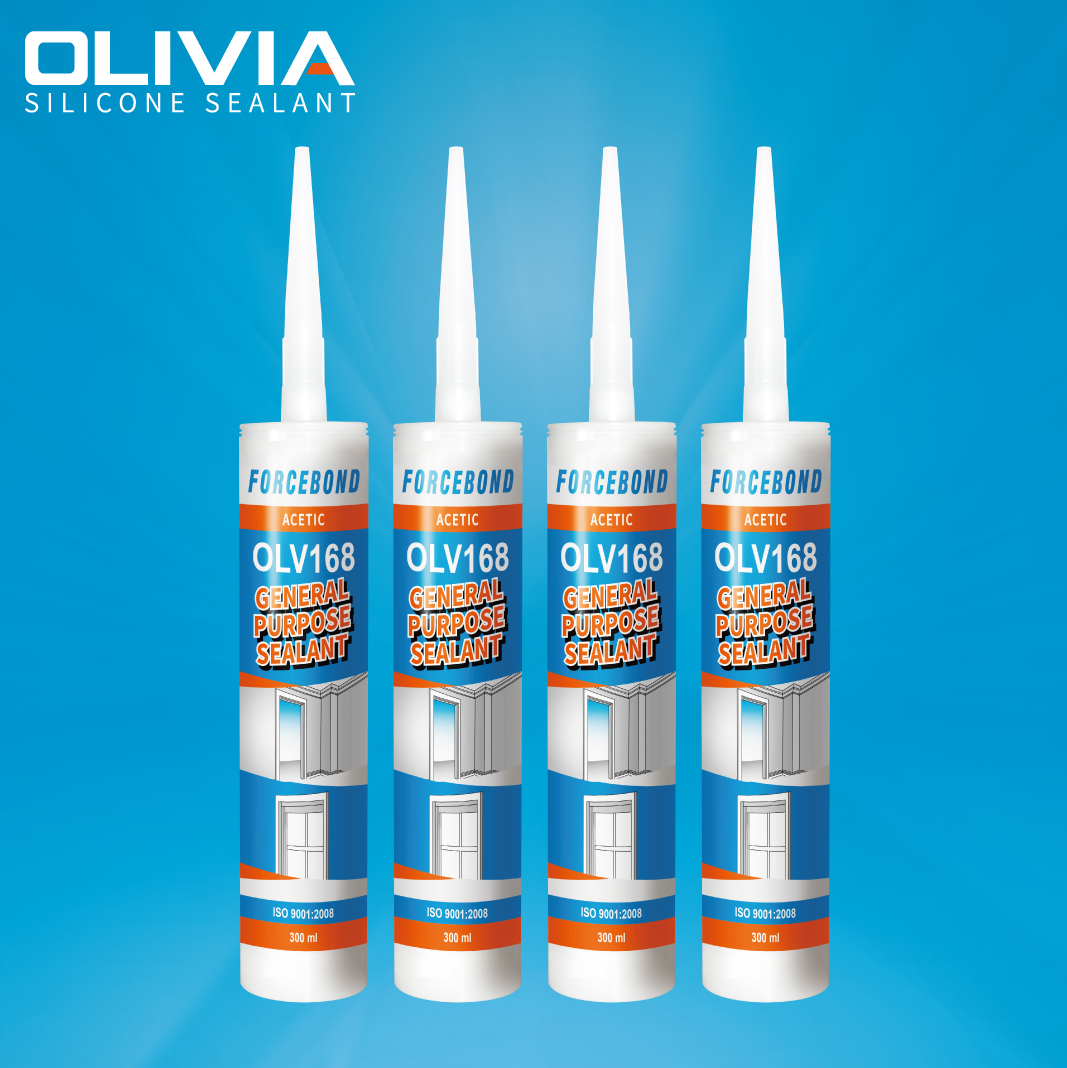 Acetic General purpose Fast Curing Silicone Sealant OLV168