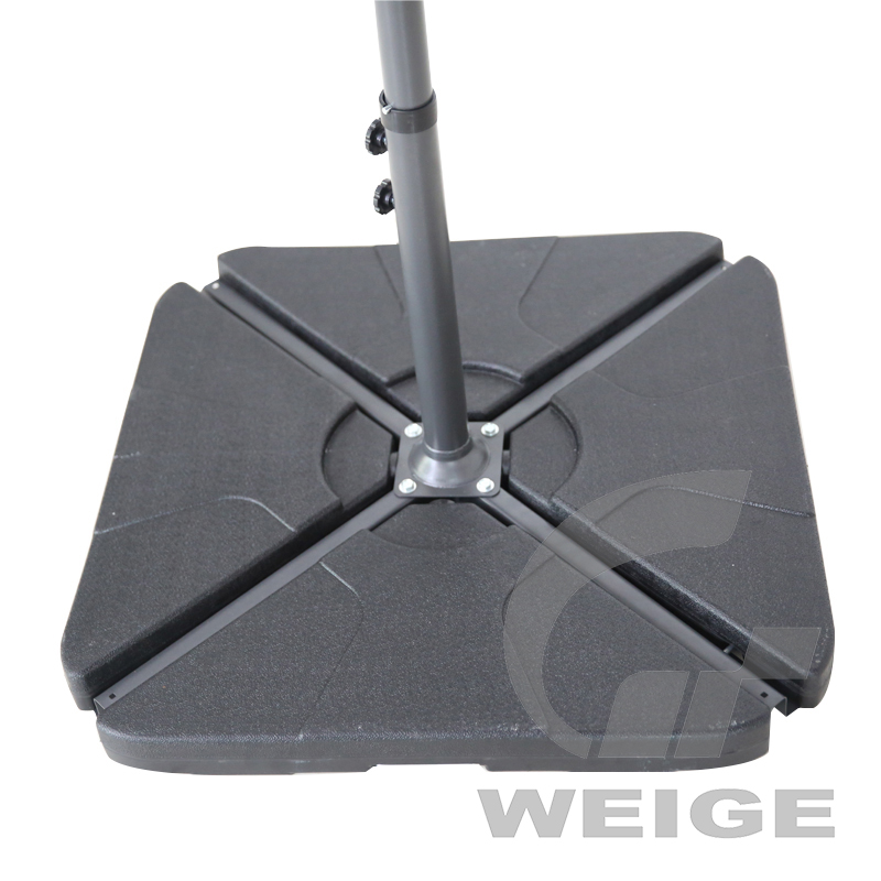 Triangle Plastic-Concrete Base Block