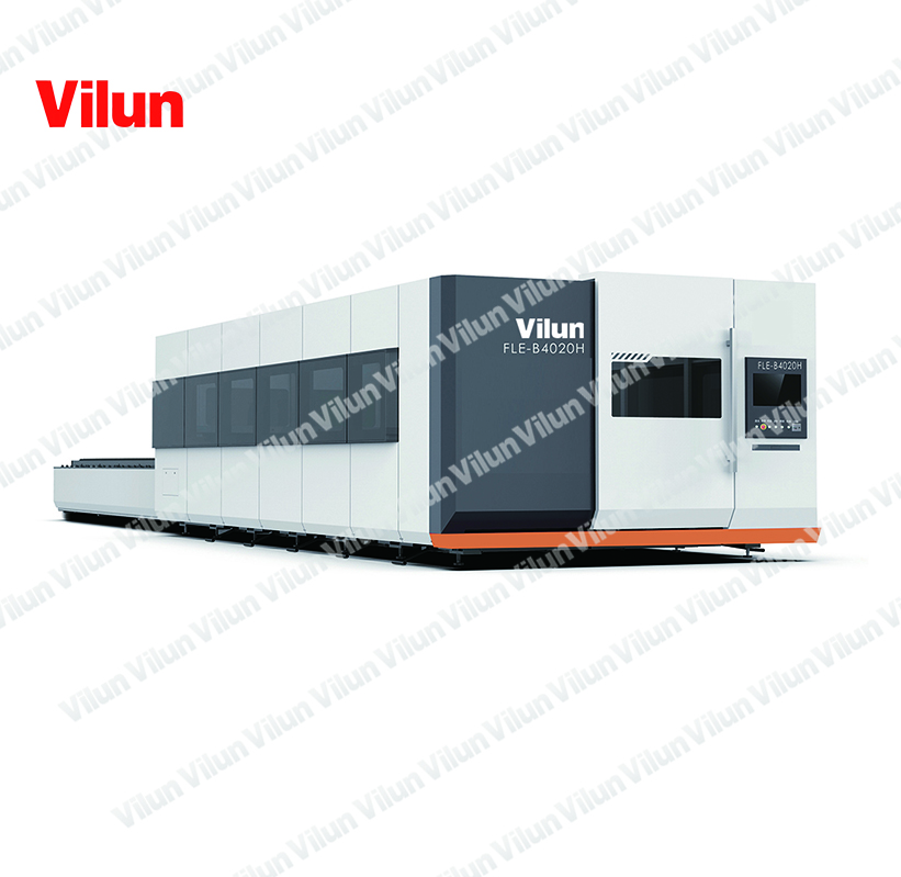 Optical fiber laser cutting machine with large surround automatic exchange station
