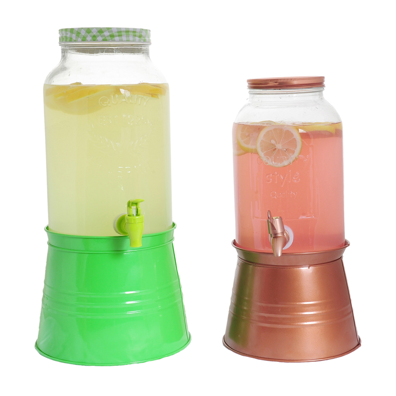 Glass Juice Dispenser
