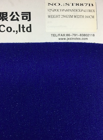 Lurex spandex fabric