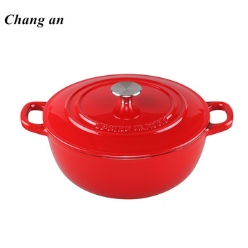 Enameled cast iron dutch oven
