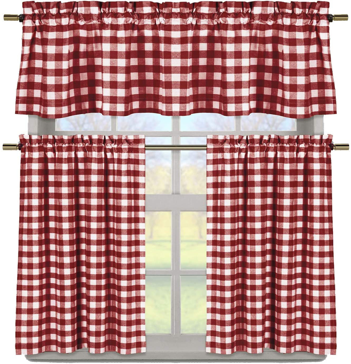 Kingstone Kitchen Curtain Set